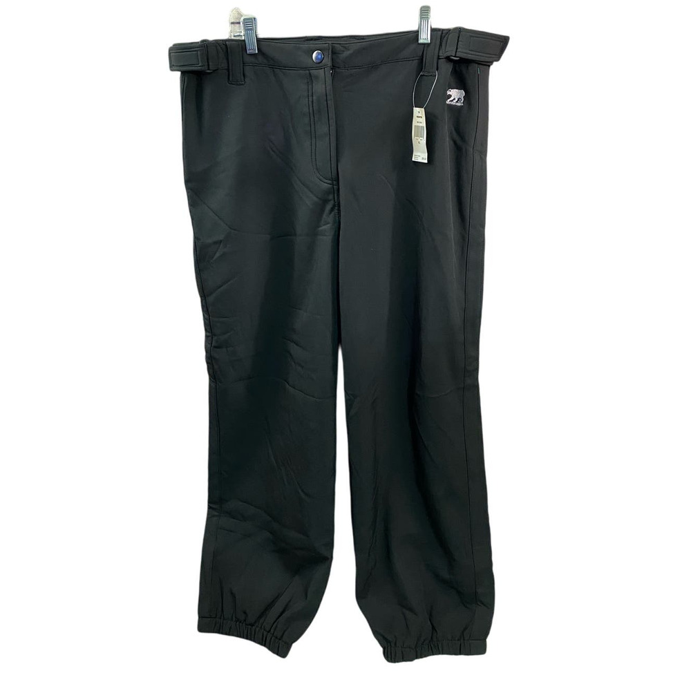NWT Men's Insulated Predator Hunting Snow Pants XL Black adjustable waist
